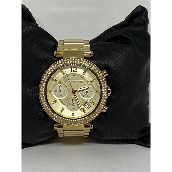 Michael Kors Parker MK5354 Womens Stainless Steel Analog Dial Quartz Watch UC802 - Picture 1 of 12